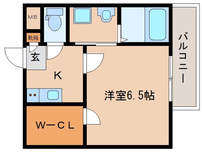 間取図 大和路線・関西本線/奈良駅 徒歩3分 2階 築6年