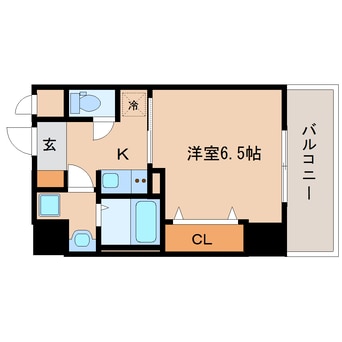 間取図 近鉄難波線・奈良線/新大宮駅 徒歩3分 7階 築6年