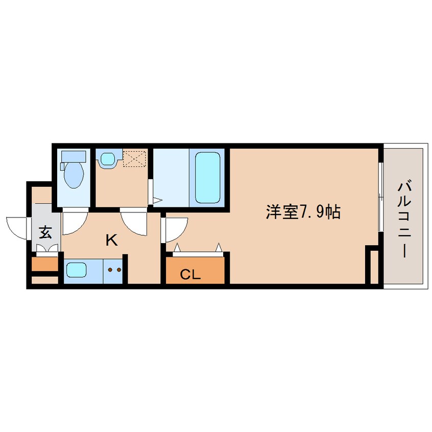 間取図 大和路線・関西本線/奈良駅 徒歩10分 1階 築4年