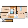 近鉄京都線/新大宮駅 徒歩21分 2階 築5年 2LDKの間取り