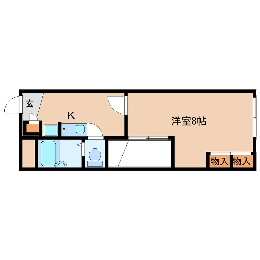 間取図 近鉄難波線・奈良線/新大宮駅 バス9分柏木町南下車:停歩5分 2階 築19年