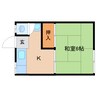 近鉄難波線・奈良線/新大宮駅 徒歩8分 1階 築48年 1Rの間取り