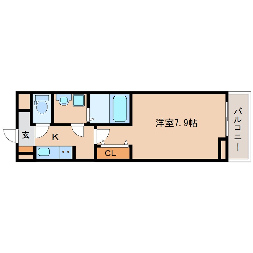 間取図 大和路線・関西本線/奈良駅 徒歩12分 1階 築5年