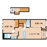 近鉄橿原線/尼ケ辻駅 徒歩13分 2階 築4年 2LDKの間取り
