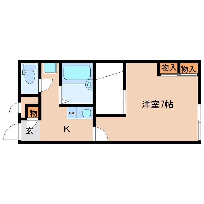 間取図 大和路線・関西本線/加茂駅 徒歩2分 2階 築15年