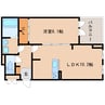 奈良線/木津駅 徒歩16分 2階 築4年 1LDKの間取り