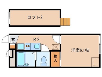 間取図 大和路線・関西本線/奈良駅 徒歩6分 1階 築18年