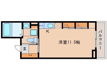 間取図 近鉄難波線・奈良線/近鉄奈良駅 徒歩10分 2階 築3年