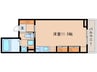 近鉄難波線・奈良線/近鉄奈良駅 徒歩10分 5階 築4年 1Rの間取り