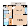 奈良線/木津駅 徒歩6分 3階 築25年 1DKの間取り