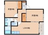 大和路線・関西本線/加茂駅 徒歩10分 1階 築27年 2LDKの間取り