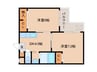 近鉄難波線・奈良線/新大宮駅 徒歩26分 4階 築34年 2DKの間取り