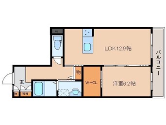 間取図 大和路線・関西本線/奈良駅 徒歩19分 1階 築2年