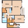 奈良線/木津駅 徒歩16分 2階 築3年 2LDKの間取り