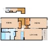 学研都市線<片町線>・JR東西線/木津駅 バス:5分:停歩2分 2階 築浅 2LDKの間取り