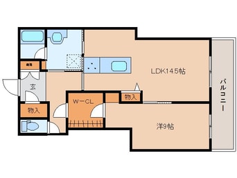 間取図 大和路線・関西本線/奈良駅 徒歩8分 2階 築3年