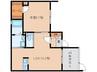 大和路線・関西本線/木津駅 徒歩6分 1階 築浅 1LDKの間取り
