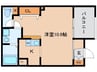 大和路線・関西本線/木津駅 徒歩6分 1階 築浅 1Rの間取り