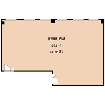 間取図 近鉄難波線・奈良線/新大宮駅 徒歩1分 4階 築50年