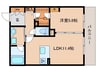 大和路線・関西本線/奈良駅 徒歩11分 2階 築浅 1LDKの間取り