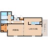奈良線/木津駅 徒歩5分 3階 築浅 1LDKの間取り