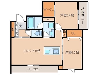 間取図 近鉄難波線・奈良線/近鉄奈良駅 徒歩3分 3階 築1年