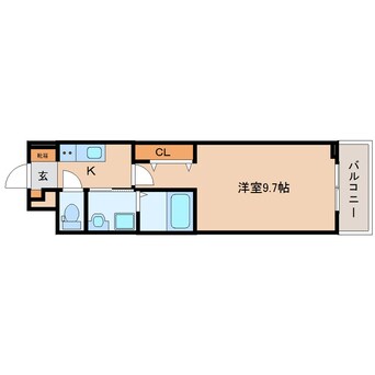 間取図 近鉄難波線・奈良線/近鉄奈良駅 徒歩11分 1階 築1年