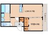 大和路線・関西本線/奈良駅 徒歩13分 2階 築浅 1LDKの間取り