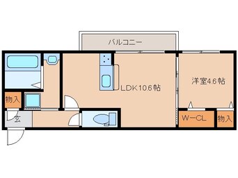 間取図 大和路線・関西本線/奈良駅 徒歩13分 3階 1年未満