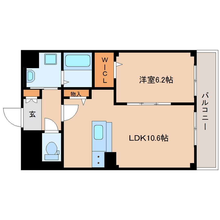 間取図 大和路線・関西本線/奈良駅 徒歩26分 2階 1年未満