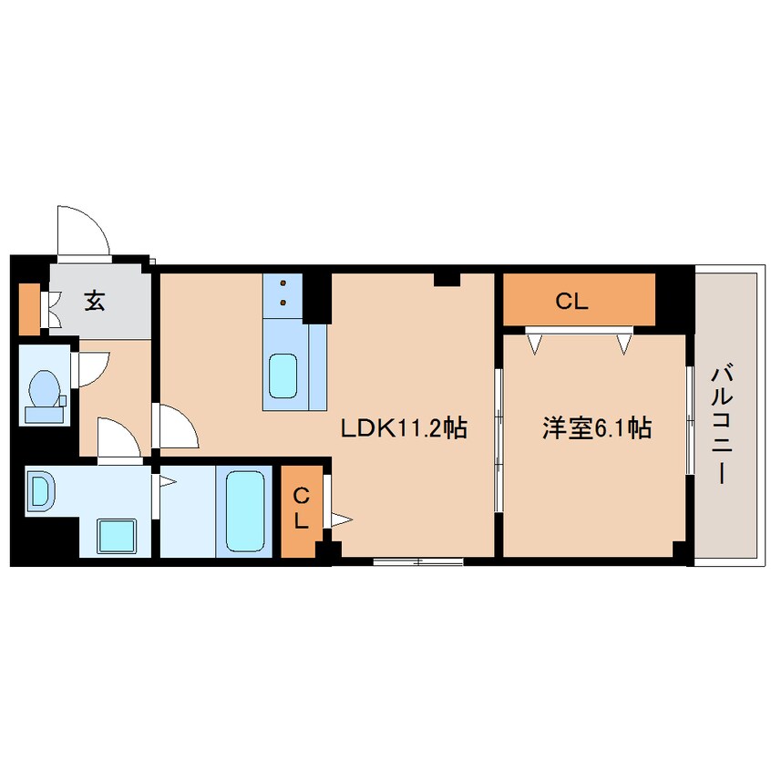 間取図 大和路線・関西本線/奈良駅 徒歩26分 2階 1年未満