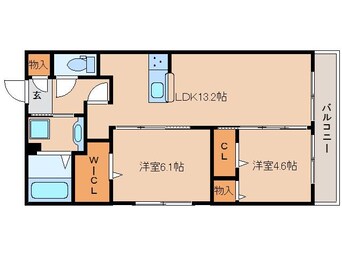 間取図 大和路線・関西本線/奈良駅 徒歩14分 3階 1年未満