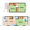 近鉄難波線・奈良線/新大宮駅 徒歩13分 1階 築52年 3DKの間取り