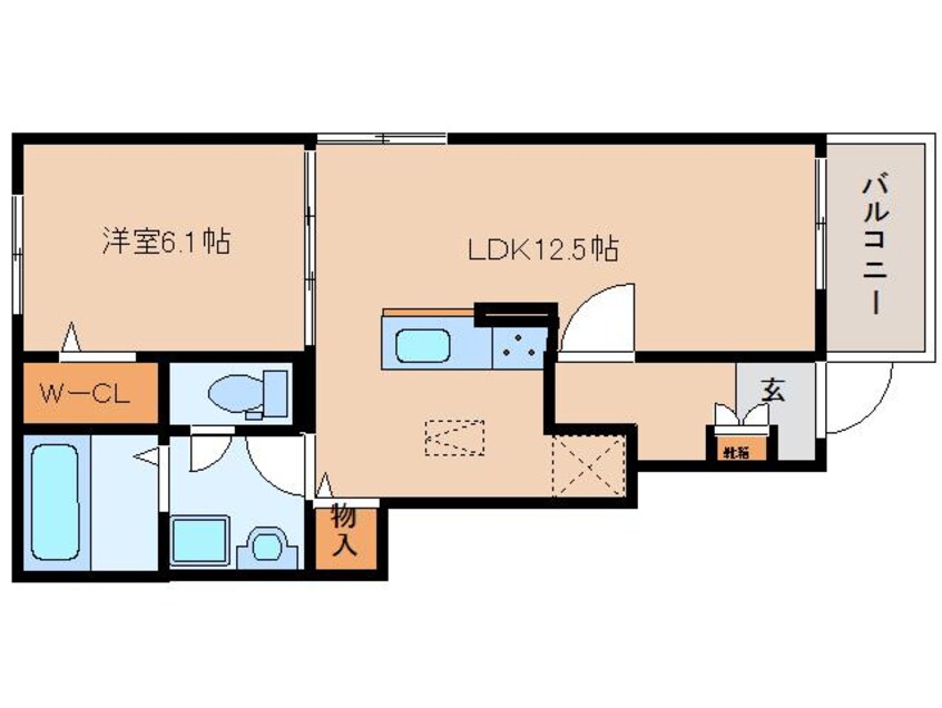 間取図 大和路線・関西本線/加茂駅 徒歩6分 1階 建築中