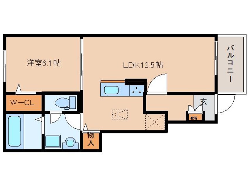 間取図 大和路線・関西本線/加茂駅 徒歩6分 1階 建築中