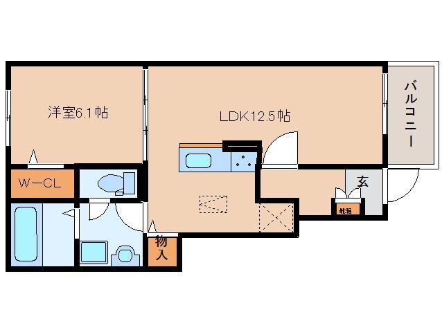 間取り図 大和路線・関西本線/加茂駅 徒歩6分 1階 建築中