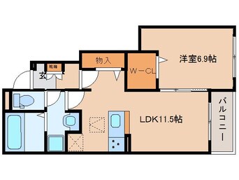 間取図 大和路線・関西本線/加茂駅 徒歩6分 1階 建築中