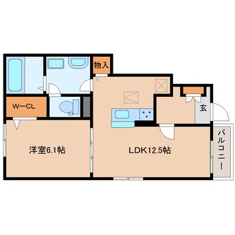 間取図 奈良線/棚倉駅 徒歩14分 1階 建築中