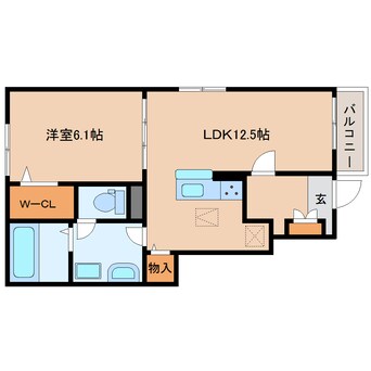 間取図 奈良線/棚倉駅 徒歩14分 1階 建築中