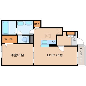 間取図 奈良線/棚倉駅 徒歩14分 1階 建築中