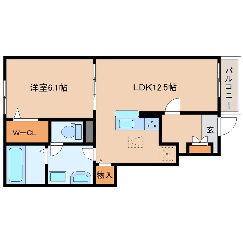 間取図 奈良線/棚倉駅 徒歩14分 1階 建築中