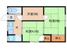 大和路線・関西本線/奈良駅 徒歩11分 2階 築54年 3Kの間取り