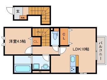 間取図 大和路線・関西本線/奈良駅 徒歩26分 2階 建築中