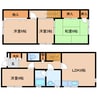 奈良線/奈良駅 バス:5分:停歩5分 1-2階 築46年 4LDKの間取り