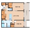 近鉄難波線・奈良線/新大宮駅 徒歩6分 4階 建築中 2LDKの間取り
