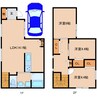 近鉄難波線・奈良線/新大宮駅 徒歩13分 1-2階 1年未満 3LDKの間取り