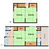 奈良線/奈良駅 徒歩11分 1-2階 築47年 4Kの間取り