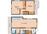 大和路線・関西本線/奈良駅 バス:15分:停歩1分 1-2階 築48年 2LDKの間取り