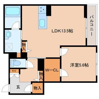 間取図 近鉄難波線・奈良線/新大宮駅 徒歩4分 4階 建築中