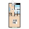 レインボーハイツ 1Kの間取り